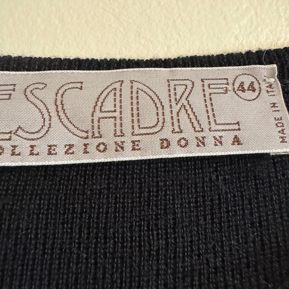 ESCADRE Women's Sweater Merino Wool Blend -Made In ITALY - Picture 8 of 10